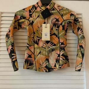 New with tags Billabong neoprene wetsuit jacket.
